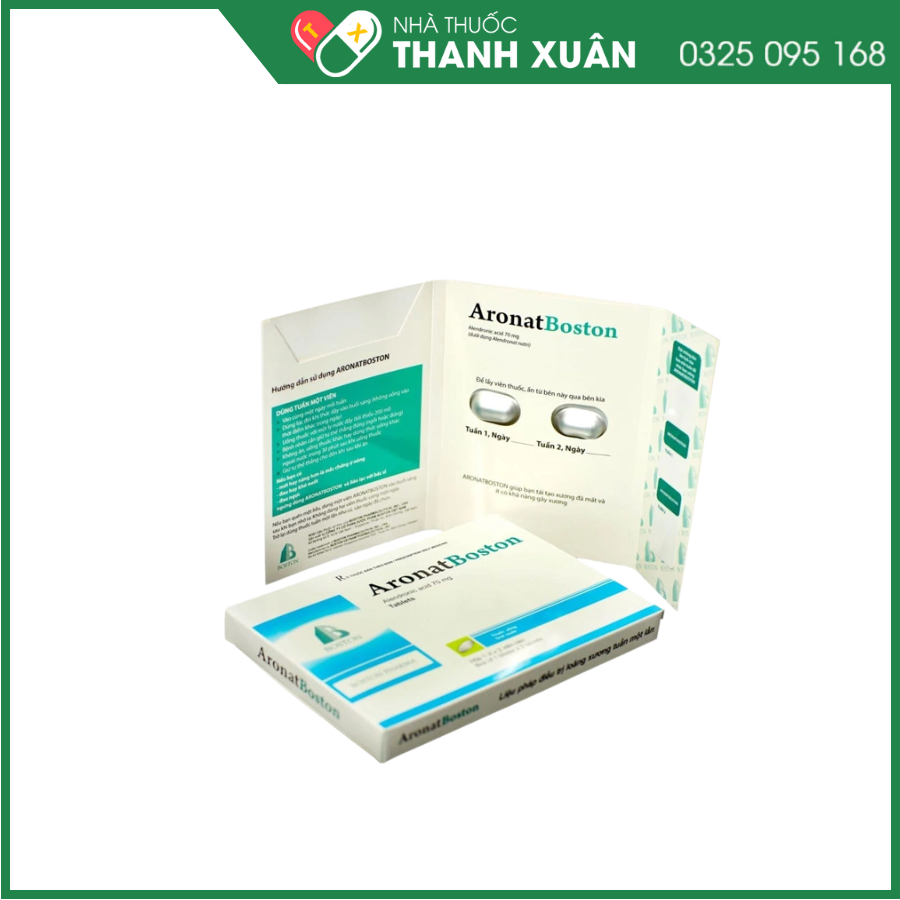Thuốc Aronat Boston 70mg phòng và trị loãng xương